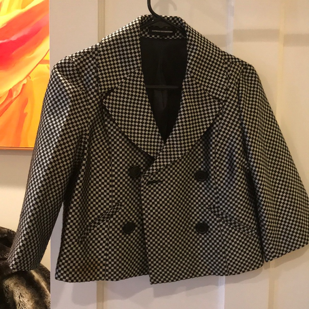 Cute checkered jacket